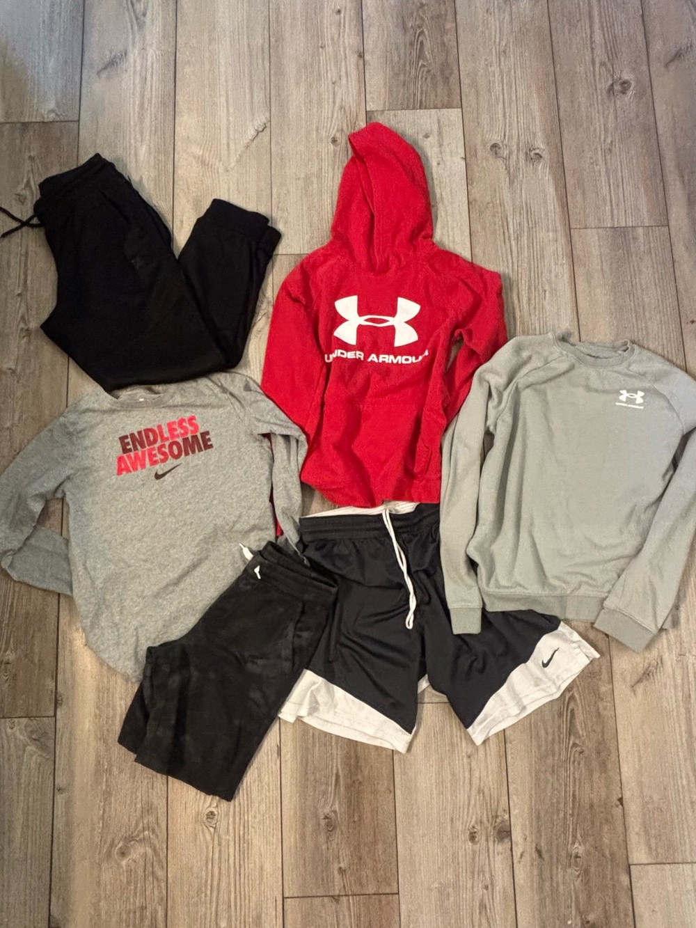 Youth Large UA, Nike, Spyder Lot